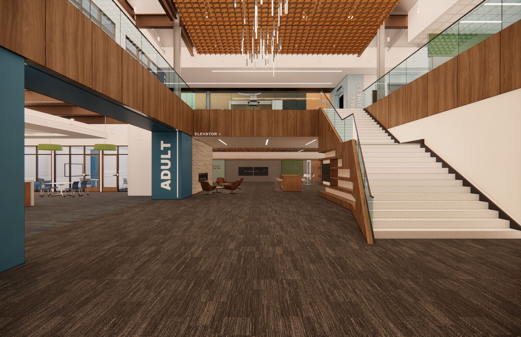 STL County Library interior